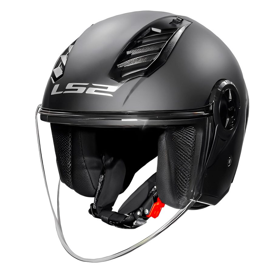 Capacete LS2 OF616 S Preto/Titanium