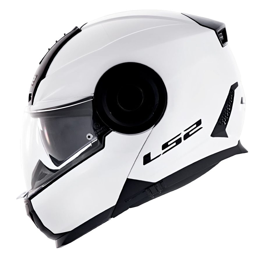 Capacete LS2 FF902 Scope Articulado/Robocop - Branco