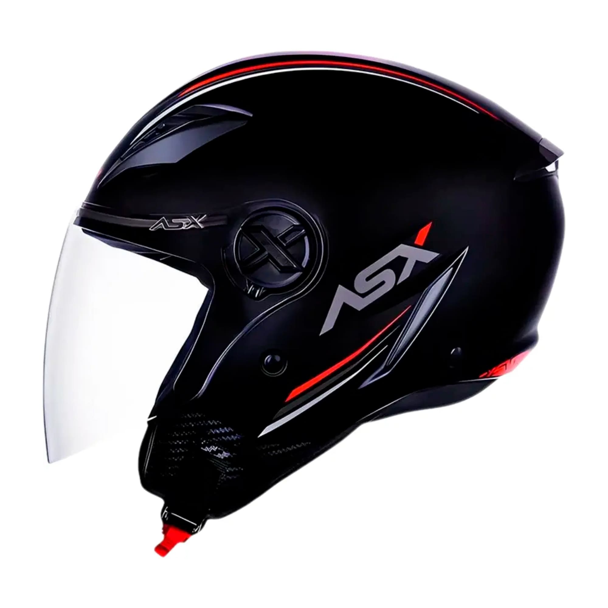 Capacete ASX City Air Solid - Preto Fosco