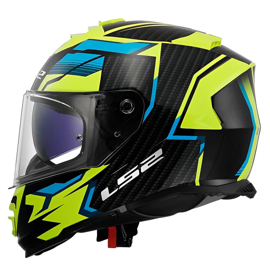 Capacete LS2 FF800 Storm Tracker Preto/Amarelo