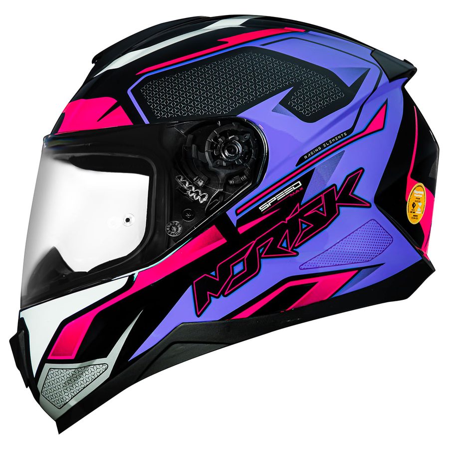 Capacete Norisk Razor Speedmax Preto/Rosa
