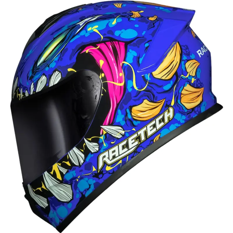 Capacete Race Tech Hit Lizard - Azul