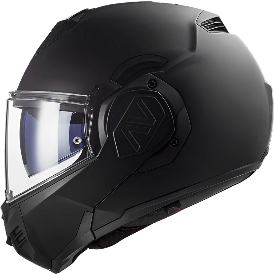 Capacete LS2 FF906 Advant Noir Articulado/Robocop - Preto Fosco