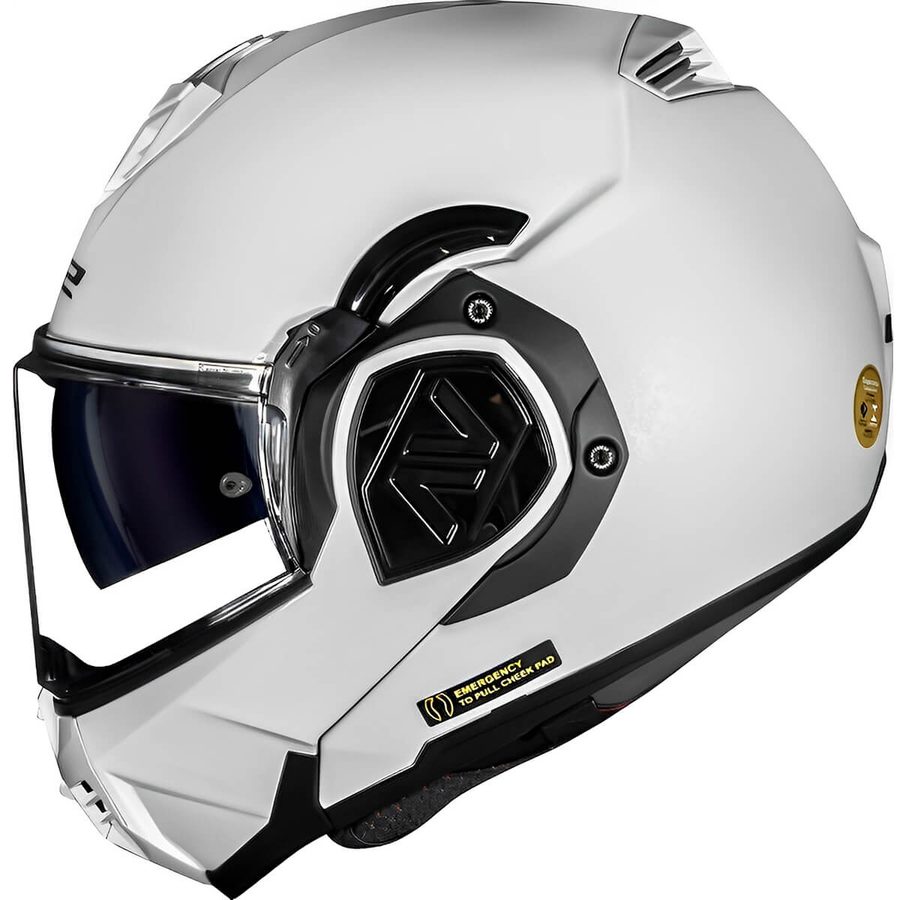 Capacete LS2 Advant Articulado/Robocop - Branco