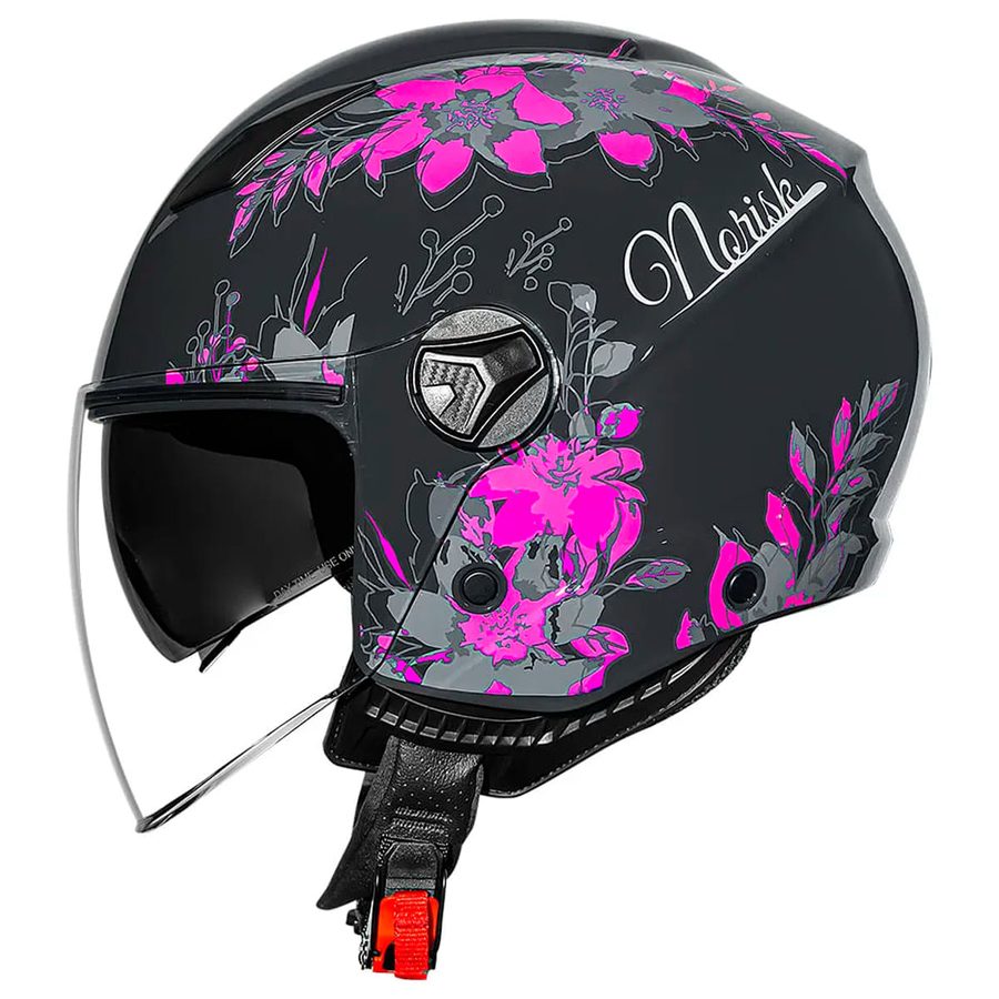 Capacete Norisk Orion SV Iris Preto/Rosa