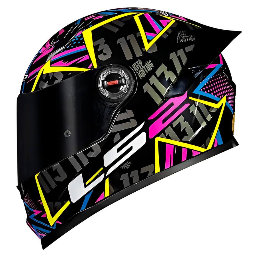 Capacete LS2 FF358 S Rafael Paschoalin Preto