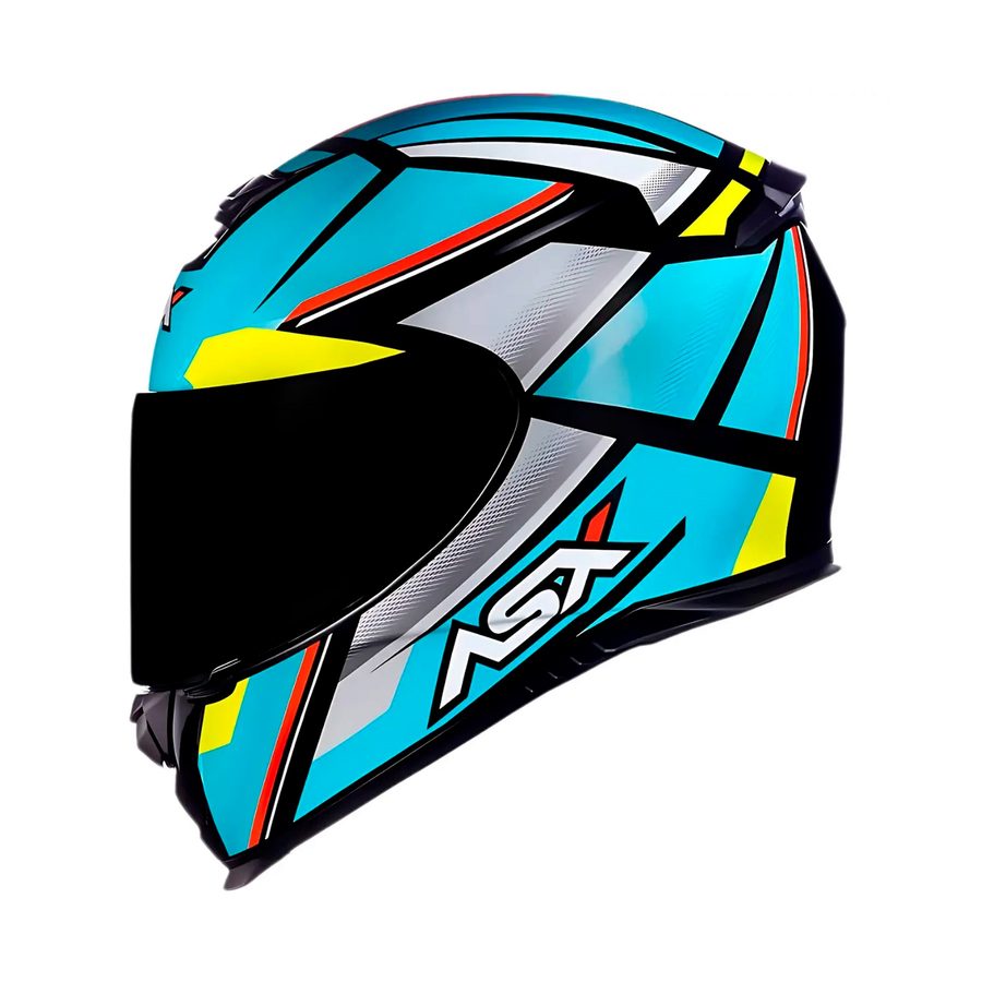 Capacete ASX Eagle Explorer - Preto/Azul/Branco