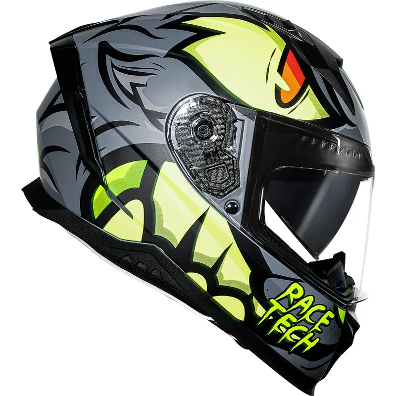 Capacete Race Tech Volt Fera - Cinza Fosco