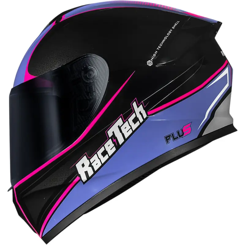 Capacete Race Tech Hit Plus - Roxo/Preto