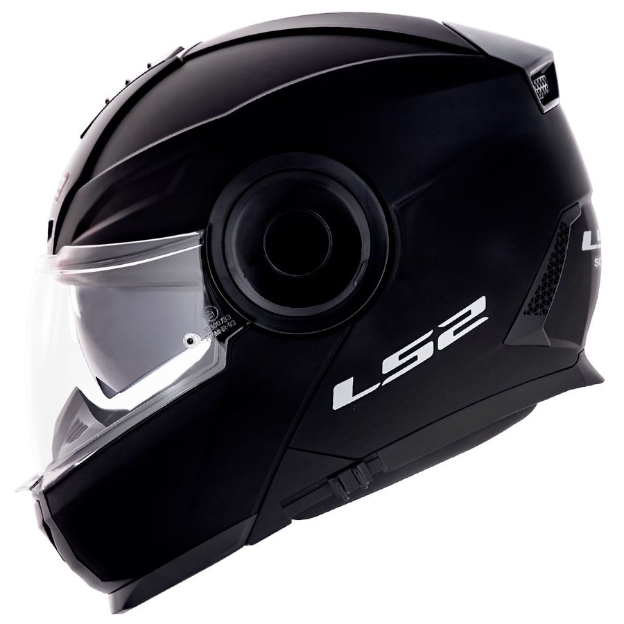 Capacete LS2 FF902 Scope Articulado/Robocop - Preto Fosco