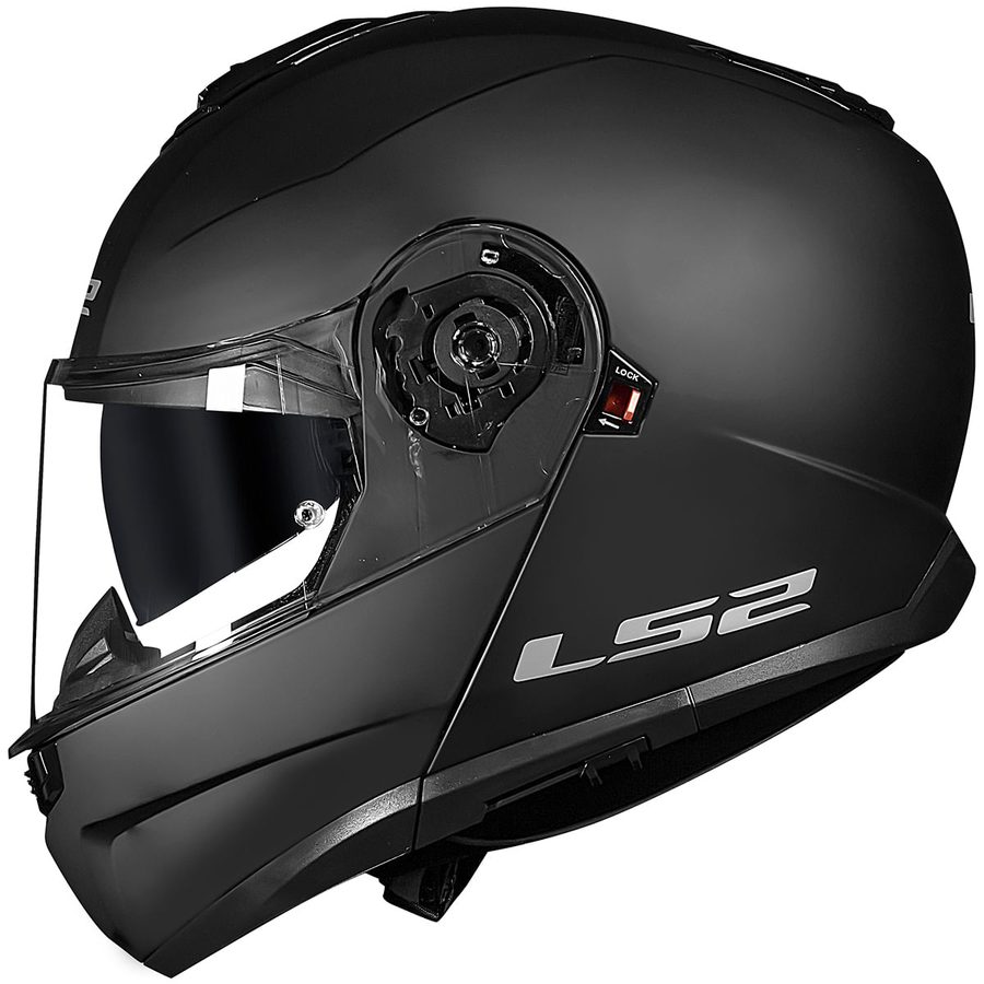 Capacete LS2 FF908 Strobe 2 Articulado/Robocop - Preto Fosco